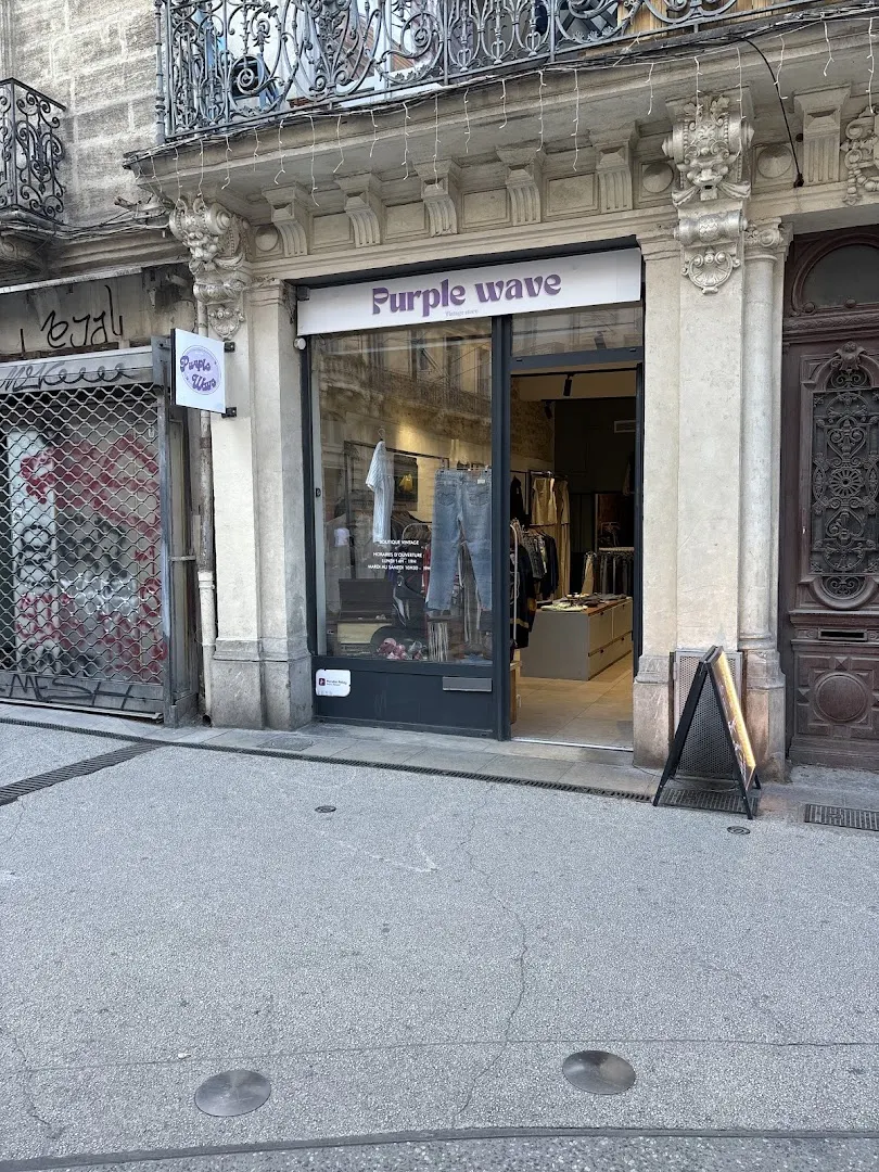 Purple wave vintage