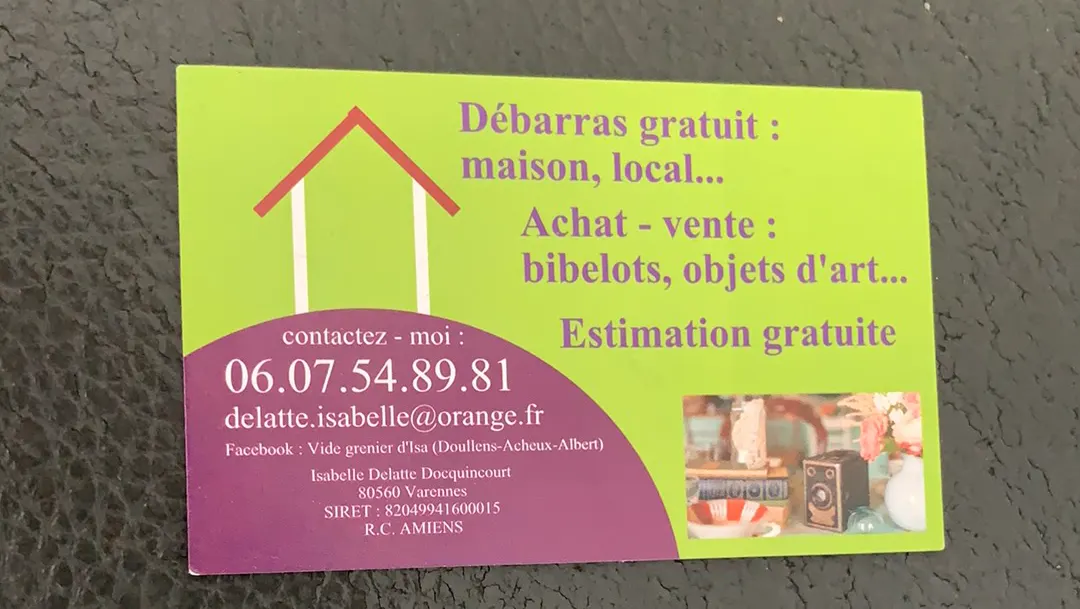 Vide grenier d'Isa - Débarras