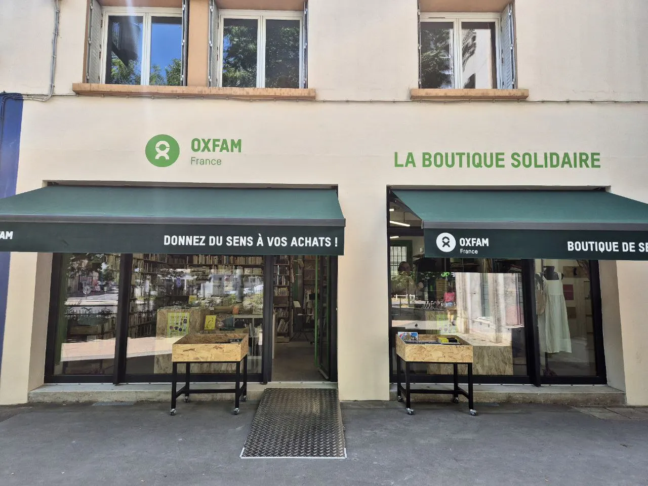 Bouquinerie et Friperie solidaire Oxfam Villeurbanne