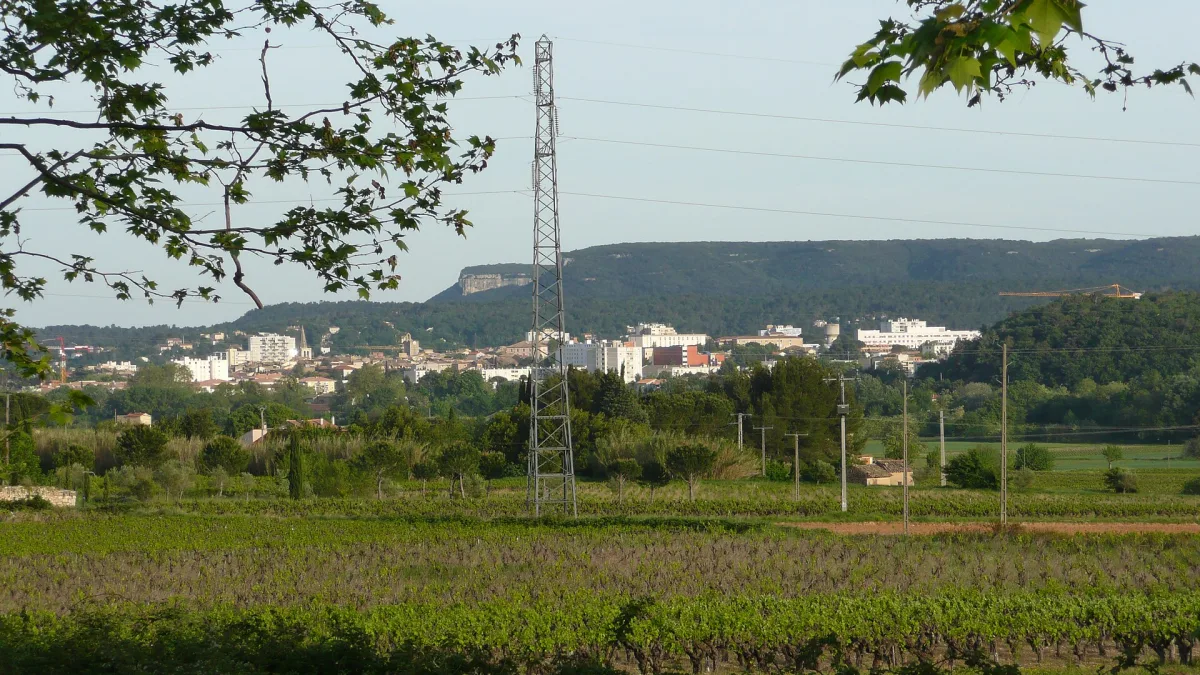 Vue de Bagnols-sur-Ceze
