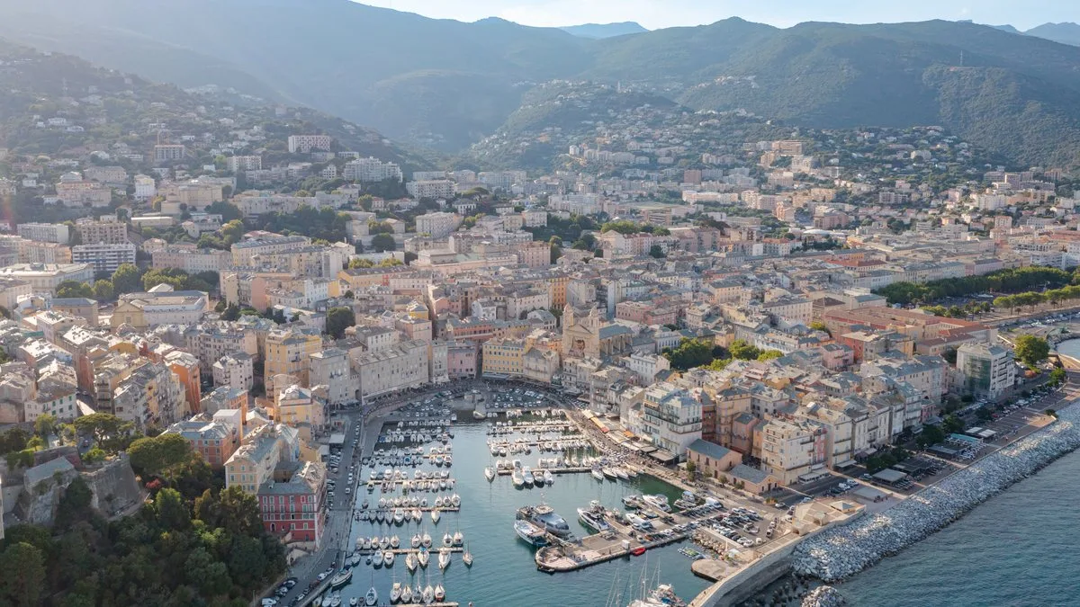 Vue de Bastia