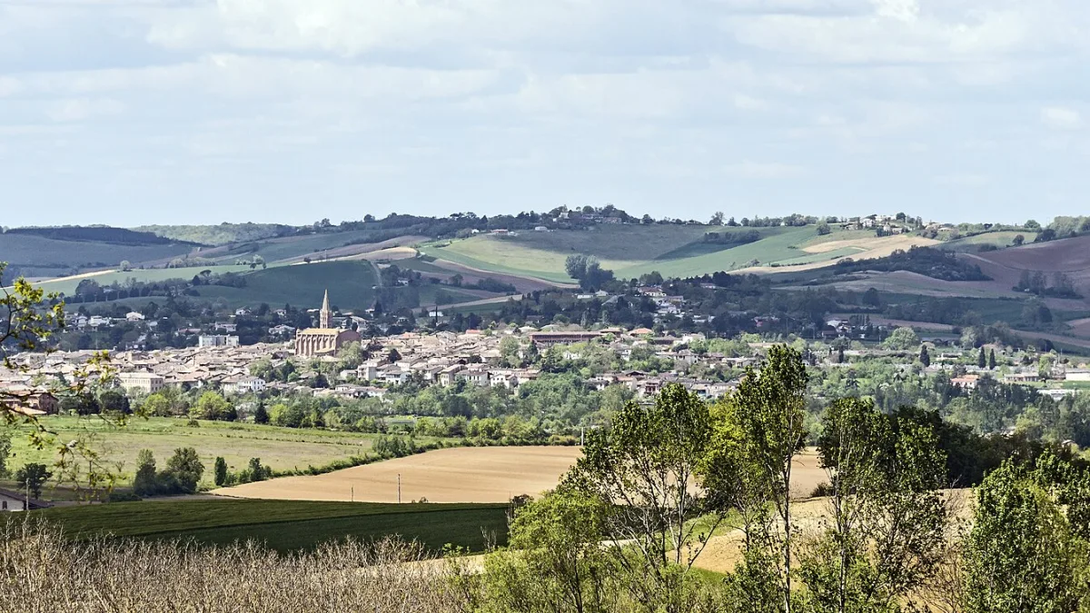 Vue de Beaumont-de-Lomagne