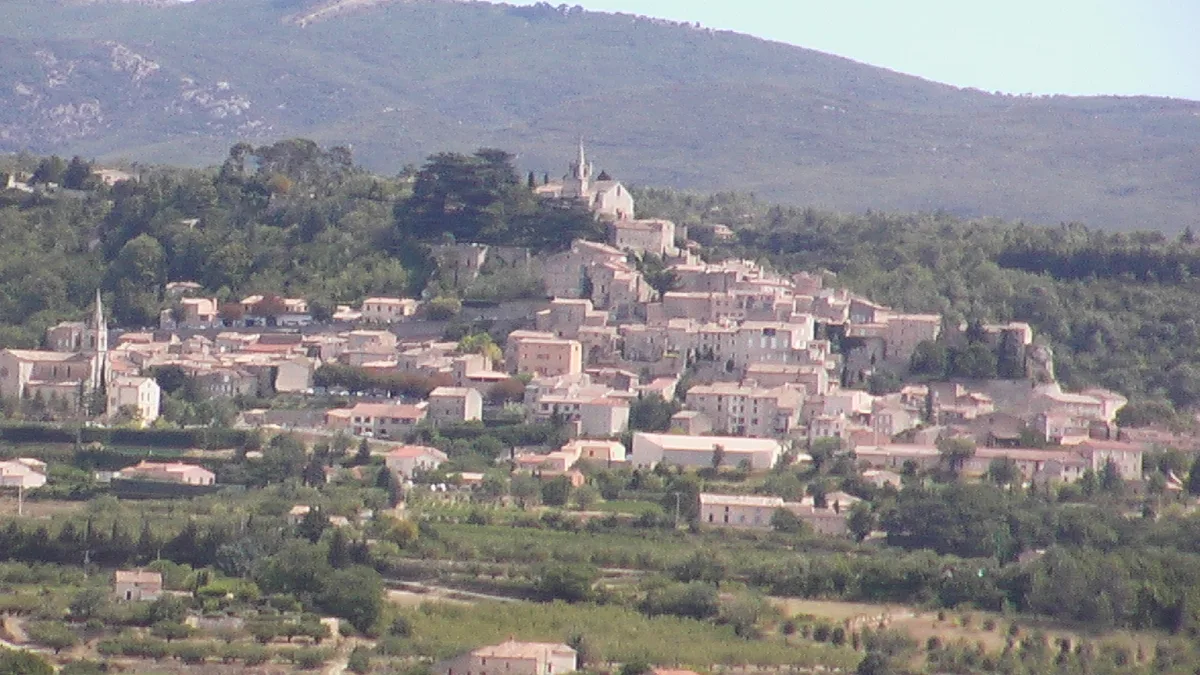 Vue de Bonnieux