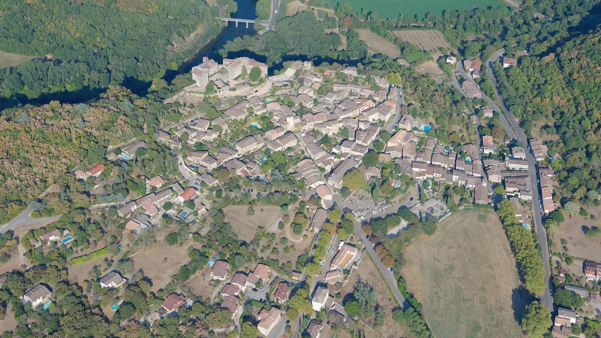 Vue de Bruniquel