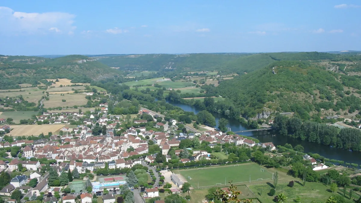 Vue de Cajarc