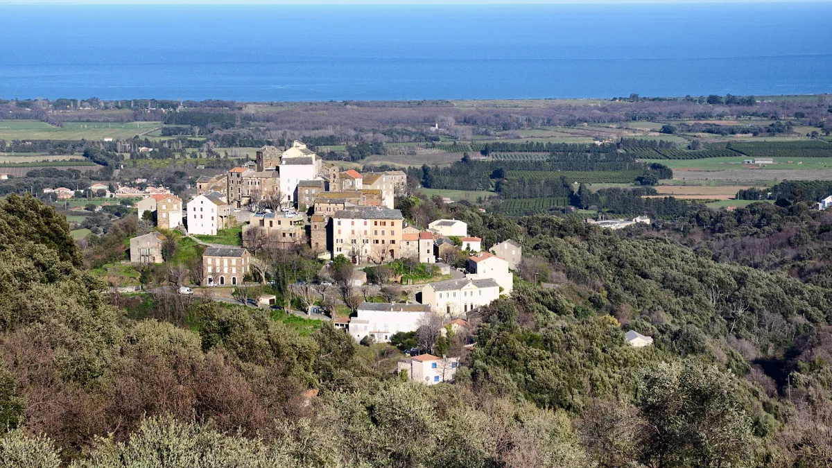 Vue de Castellare-di-Casinca