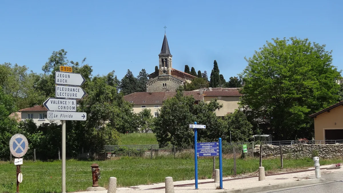 Vue de Castera-Verduzan