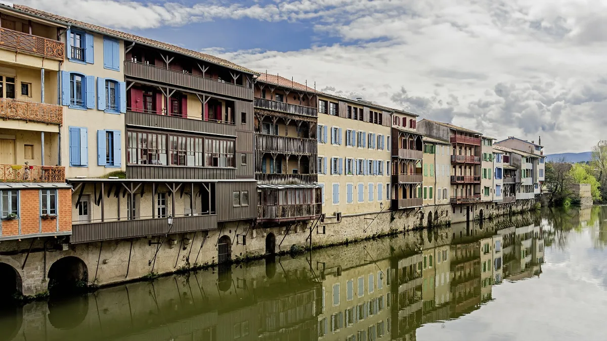 Vue de Castres