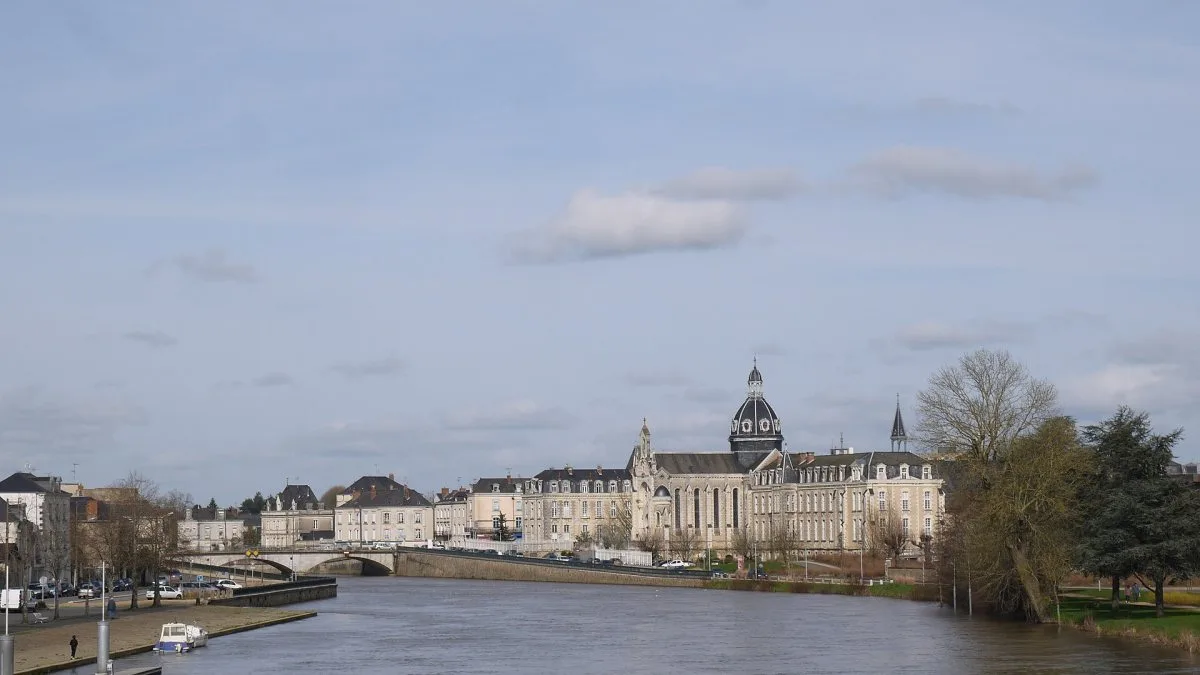 Vue de Chateau-Gontier-sur-Mayenne