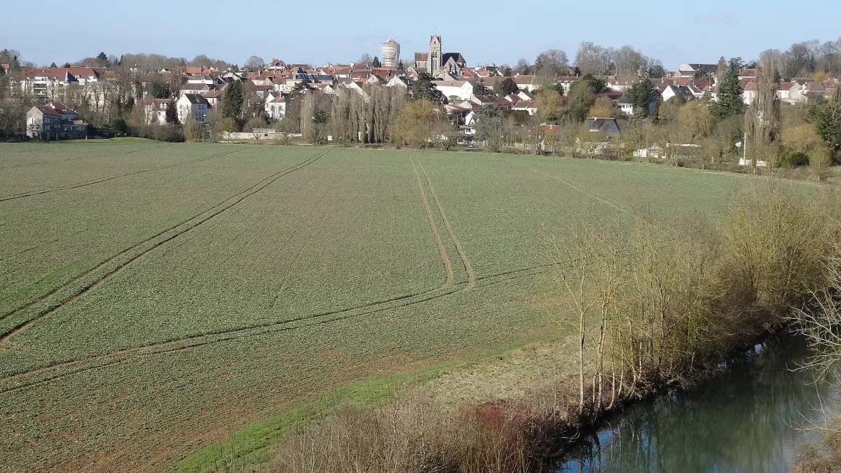 Vue de Chaumes-en-Brie