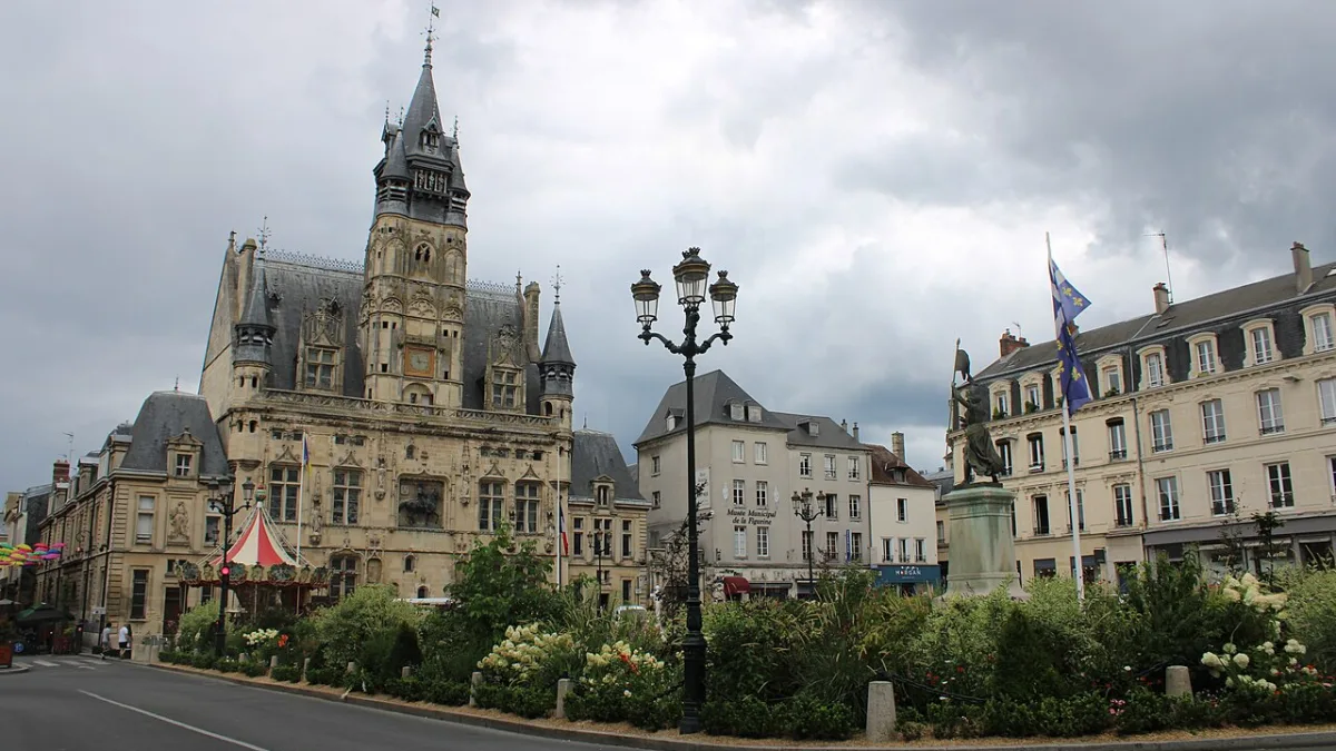 Vue de Compiegne