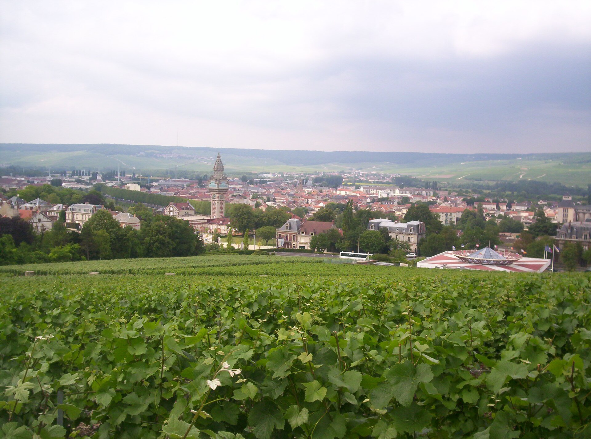 Vue de Epernay