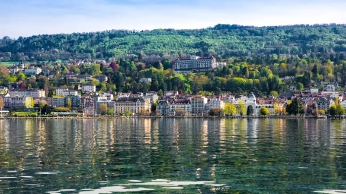 Vue de Evian-les-Bains