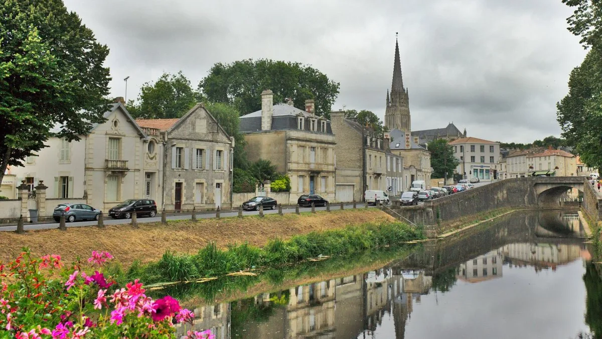 Vue de Fontenay-le-Comte