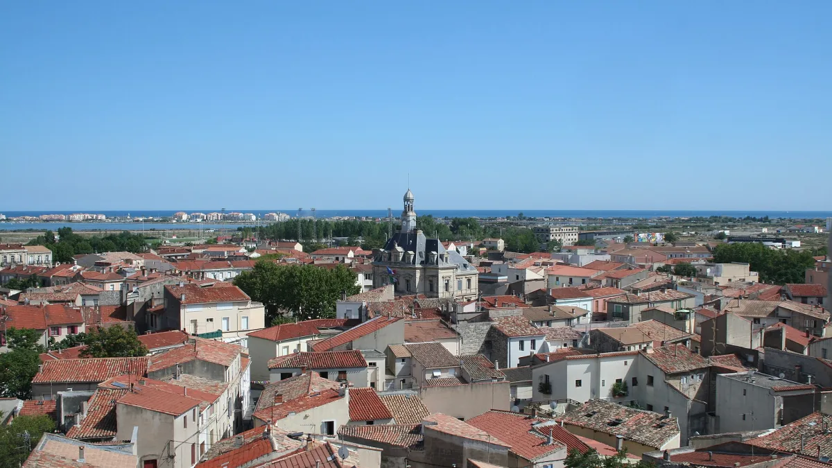 Vue de Frontignan