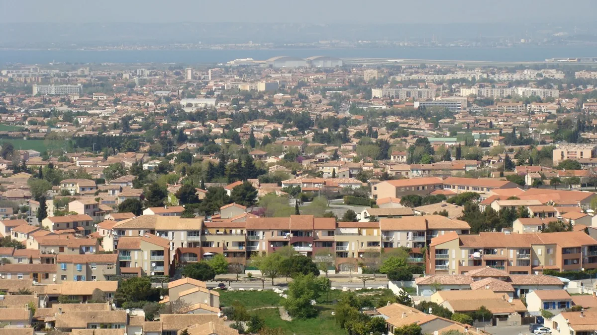 Vue de Gignac-la-Nerthe