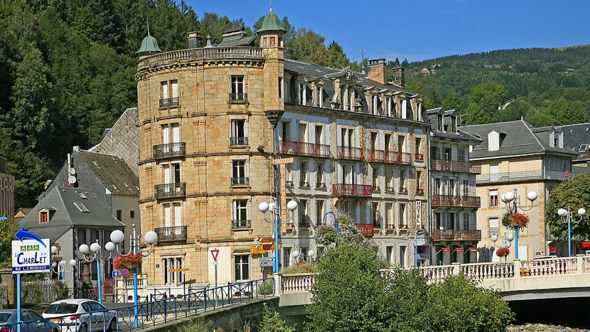 Vue de La Bourboule
