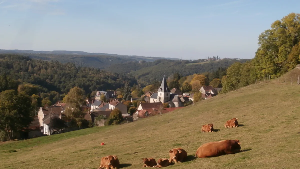 Vue de Moutier-Rozeille