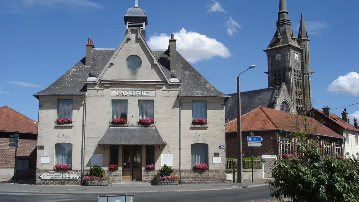 Vue de Neuville-Saint-Vaast