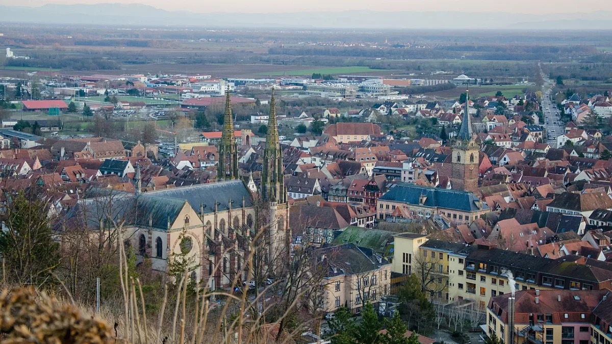 Vue de Obernai