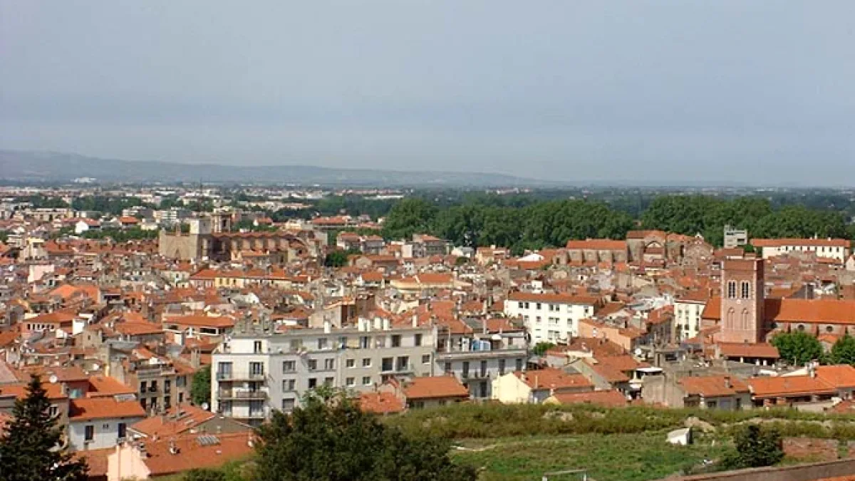Vue de Perpignan