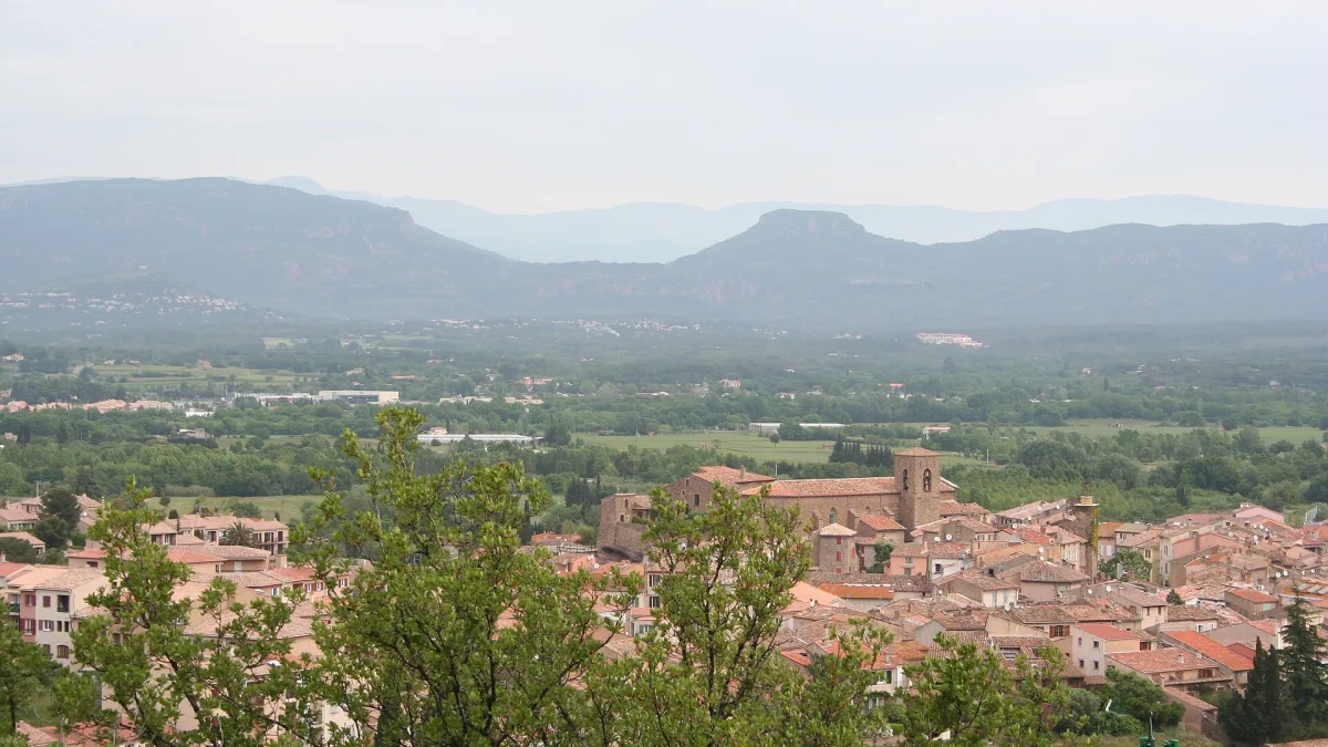 Vue de Roquebrune-sur-Argens