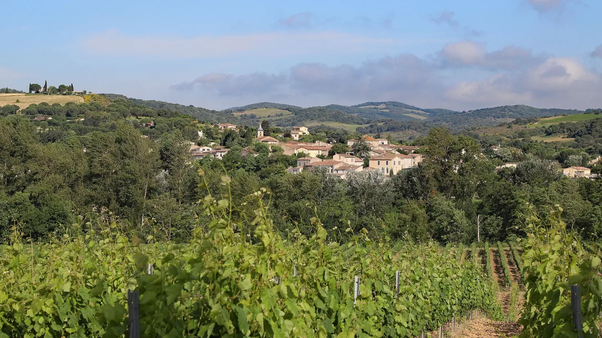 Vue de Rouffiac-d'Aude