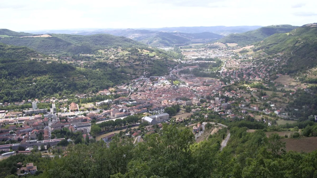 Vue de Saint-Affrique