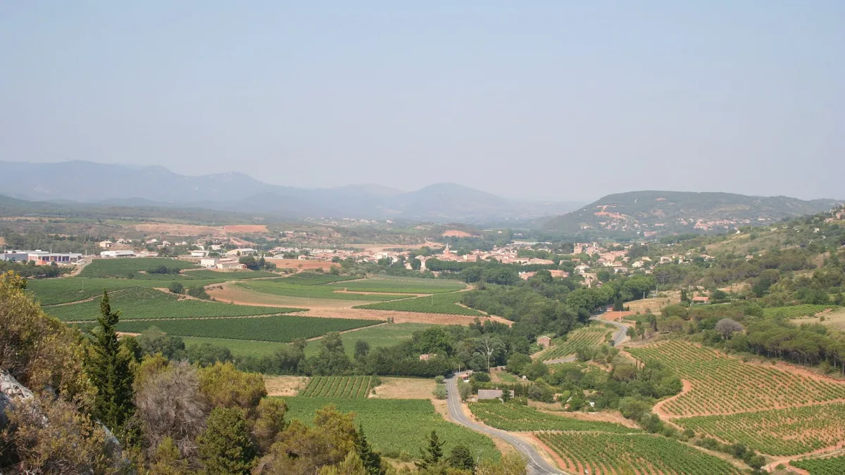 Vue de Saint-Chinian