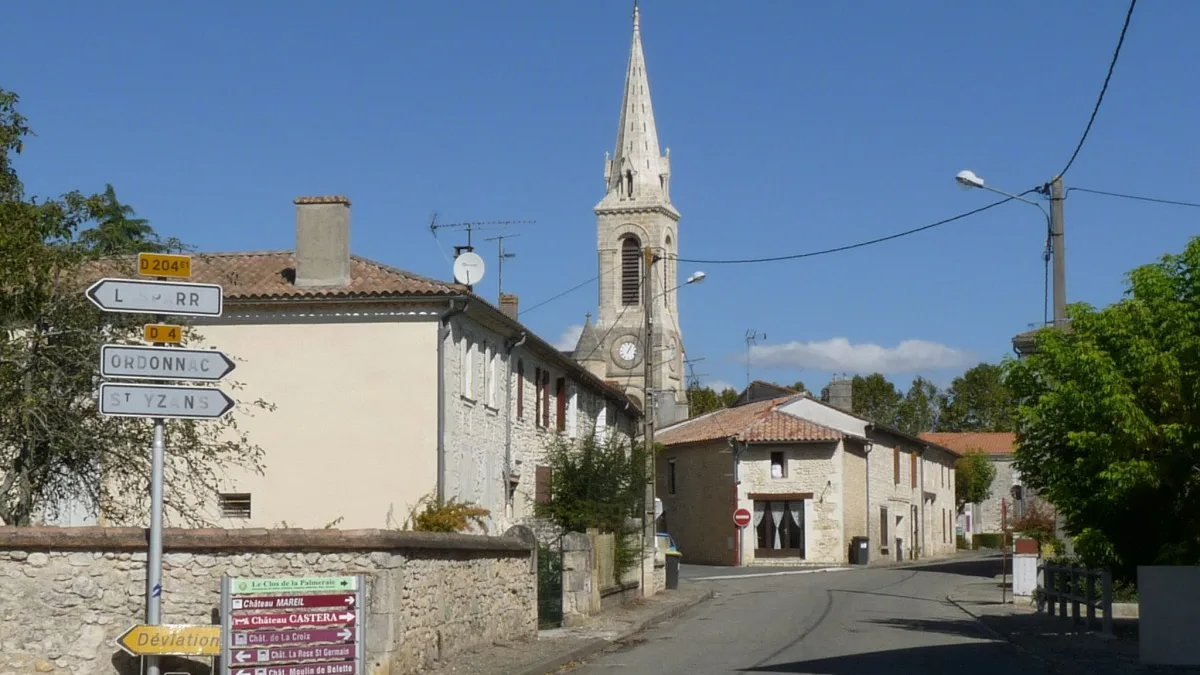 Vue de Saint-Germain-d'Esteuil