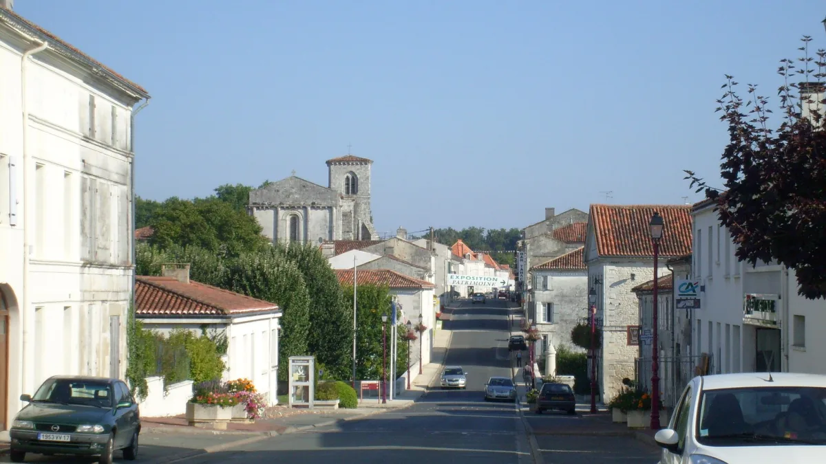 Vue de Saint-Porchaire