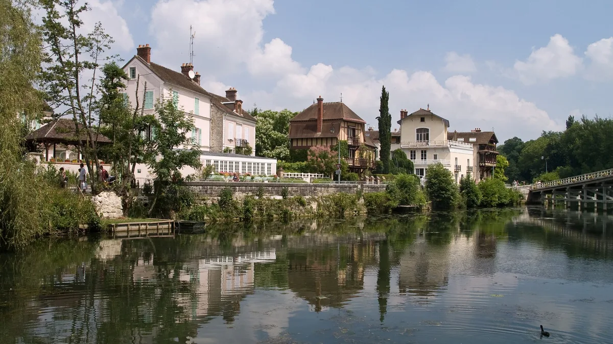 Vue de Samois-sur-Seine