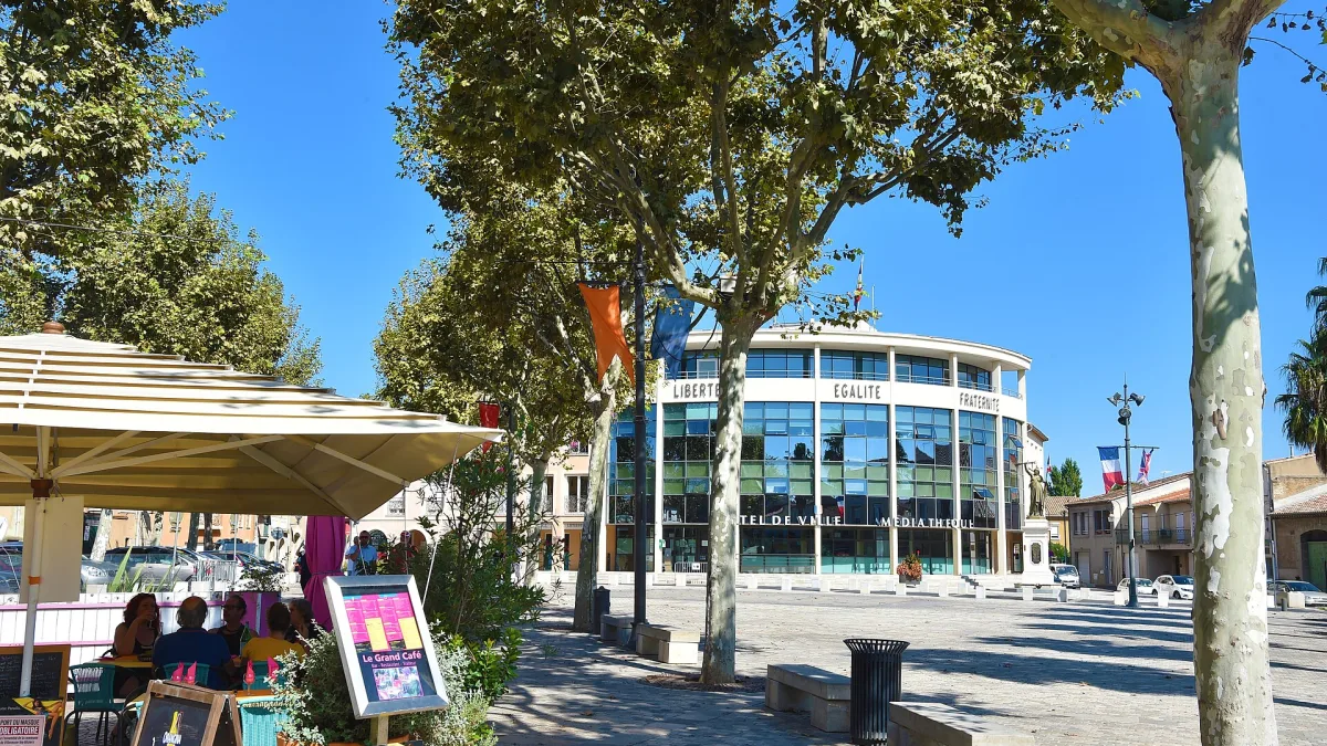 Vue de Villeneuve-les-Beziers
